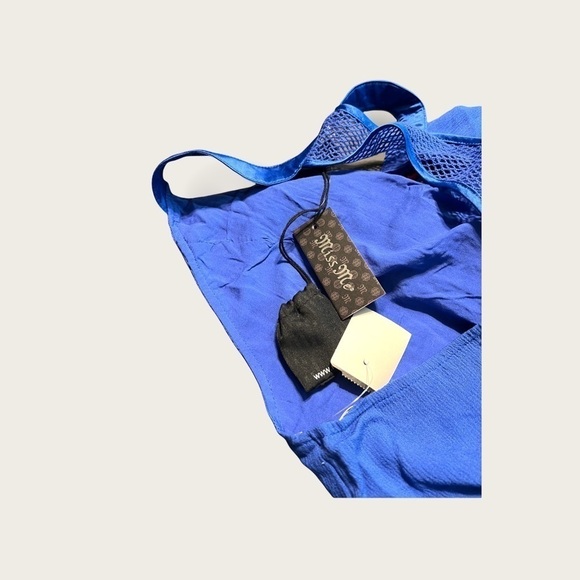 MISS ME MAXI DRESS (NWT) Embroidered Top Size Medium - Picture 3 of 7